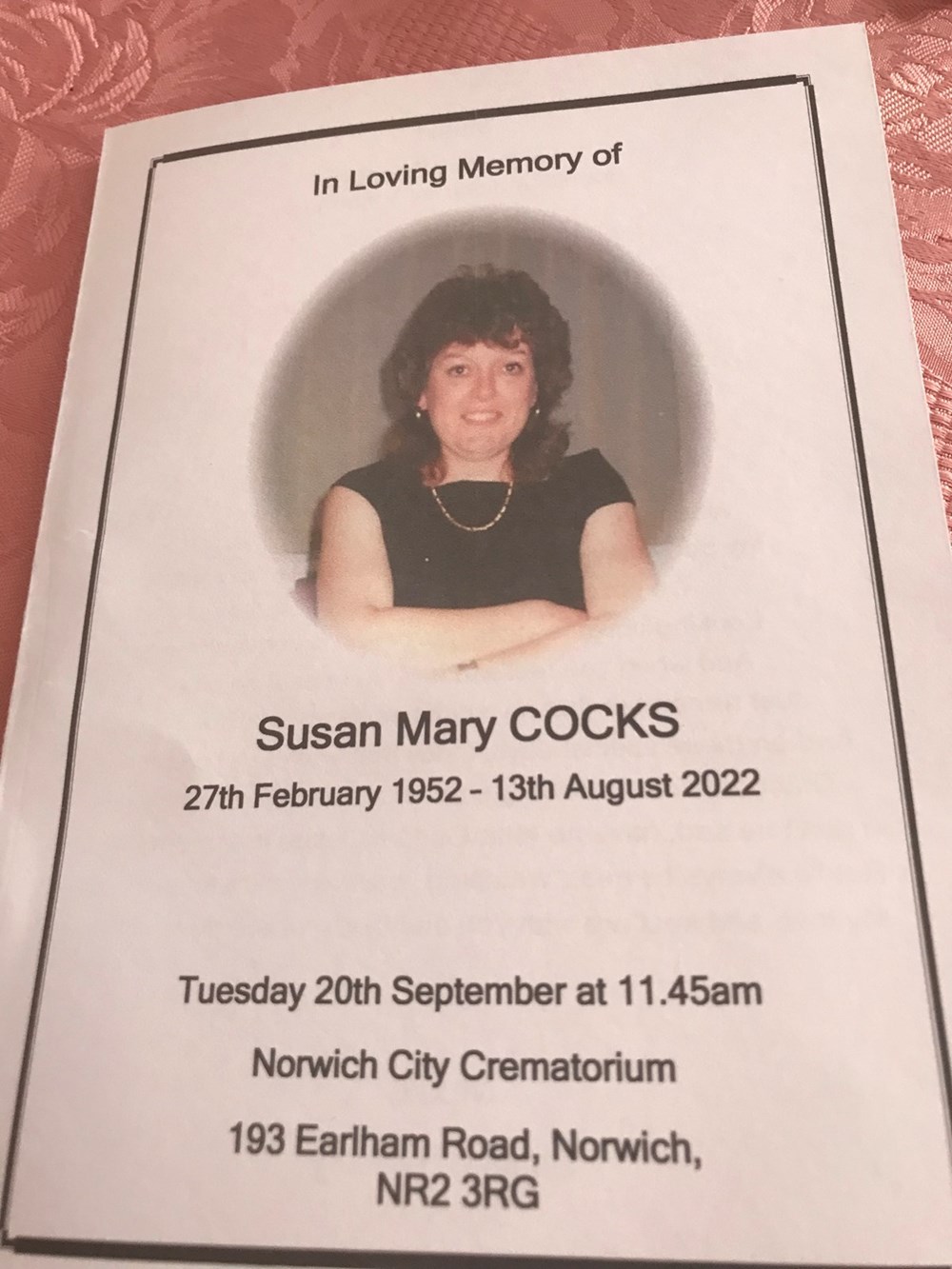 Susan cocks 