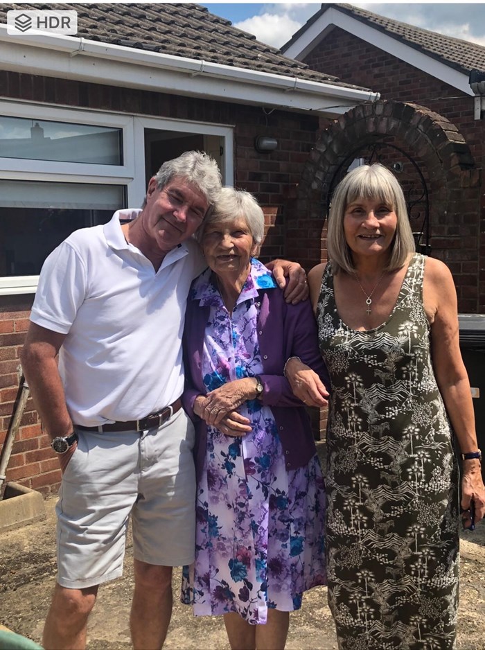 My Mum, June & my dad Eric